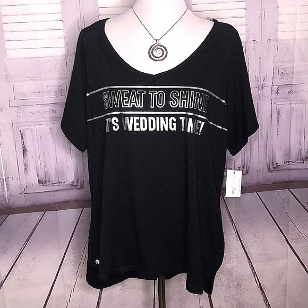 NEW IDEOLOGY SIZE 2X‎ TOP EXERCISE WEAR Wedding